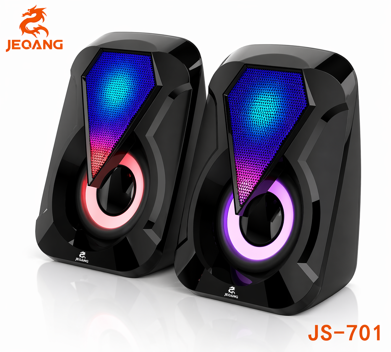 JS-701 Multimedia Speakers (RGB LED Speaker Set)