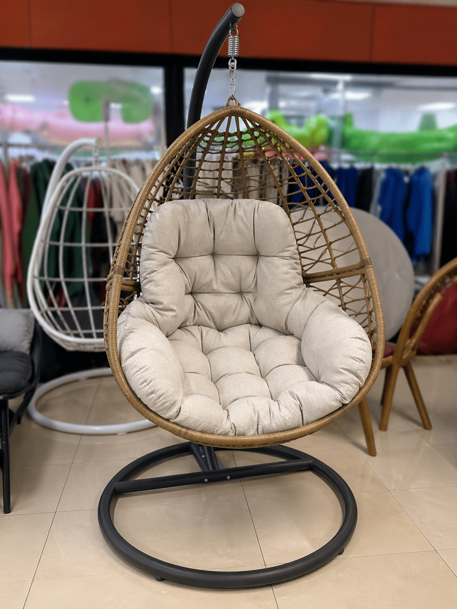 Rattan Hanging Egg Chair