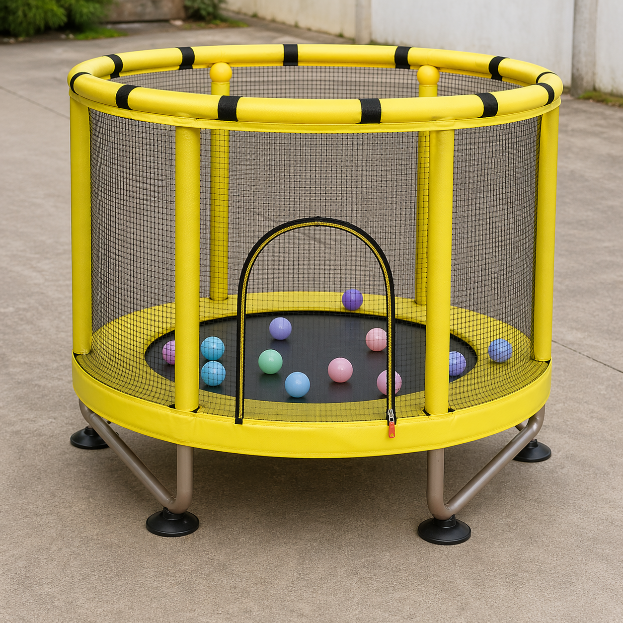 Kids Safety Enclosed Trampoline