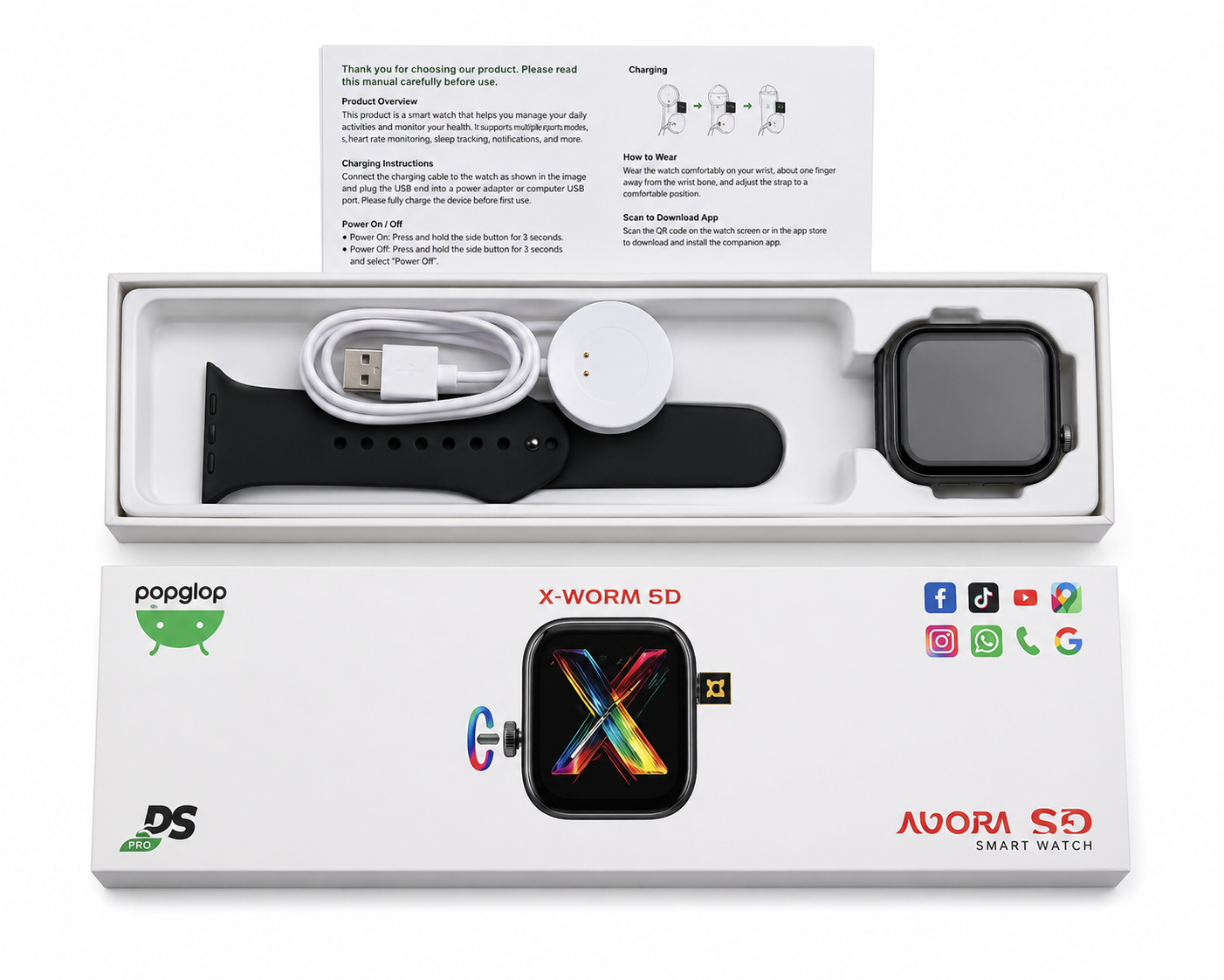 Smart Fitness Watch Kit