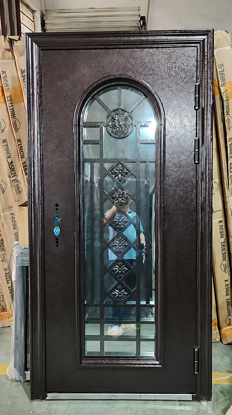 Brown Steel Door