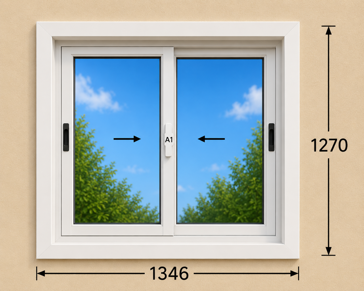 Sliding Window - 53*50cm