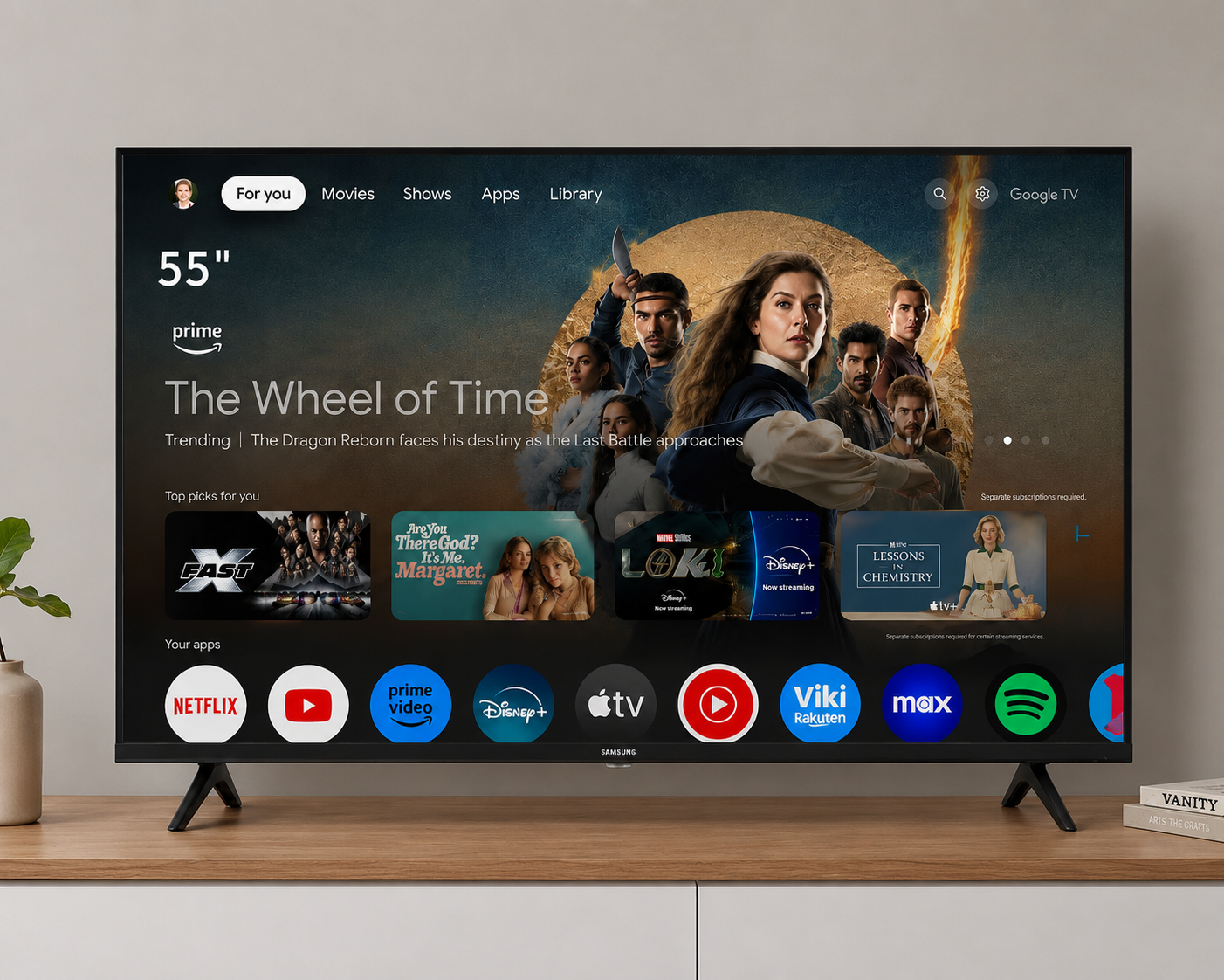 SAMSUNG 55'' SMART TV