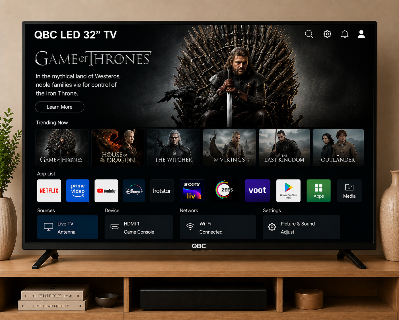 QBC LED 32'' TV