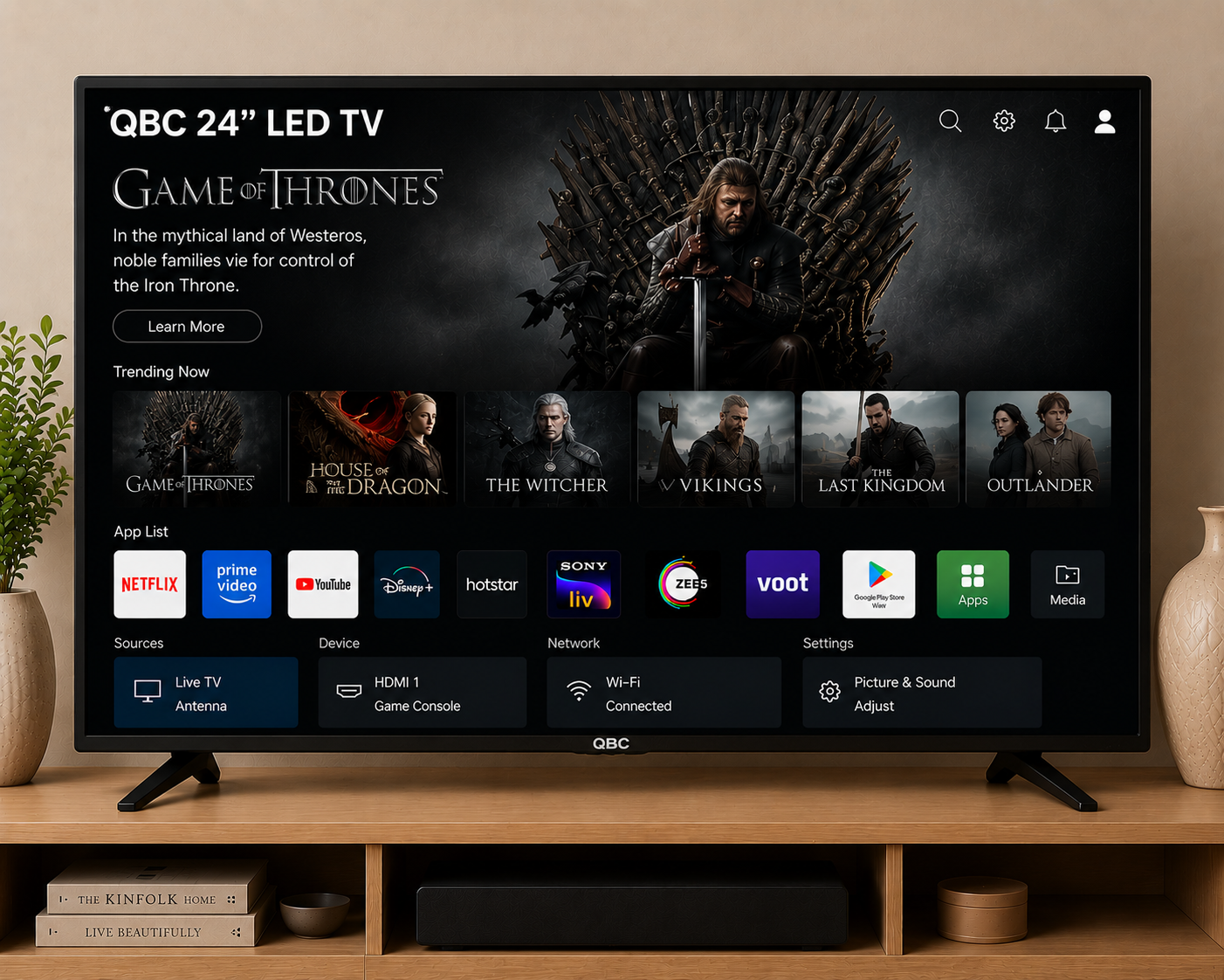 QBC 24'' LED TV