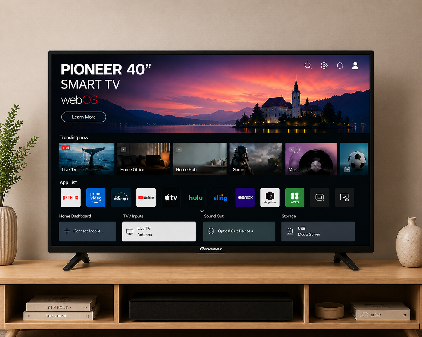 PIONEER 40'' SMART TV