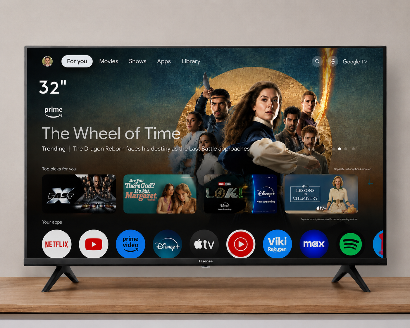 HISENSE 32'' GOOGLE TV