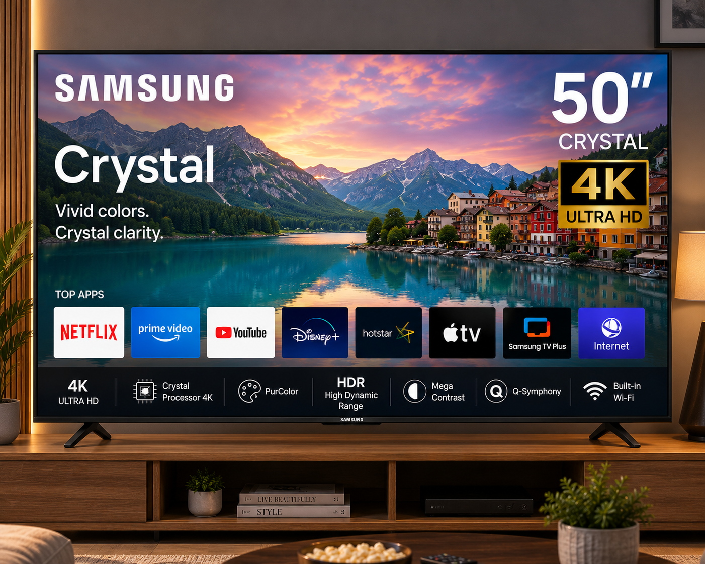 SAMSUNG 50'' CRYSTAL 2025