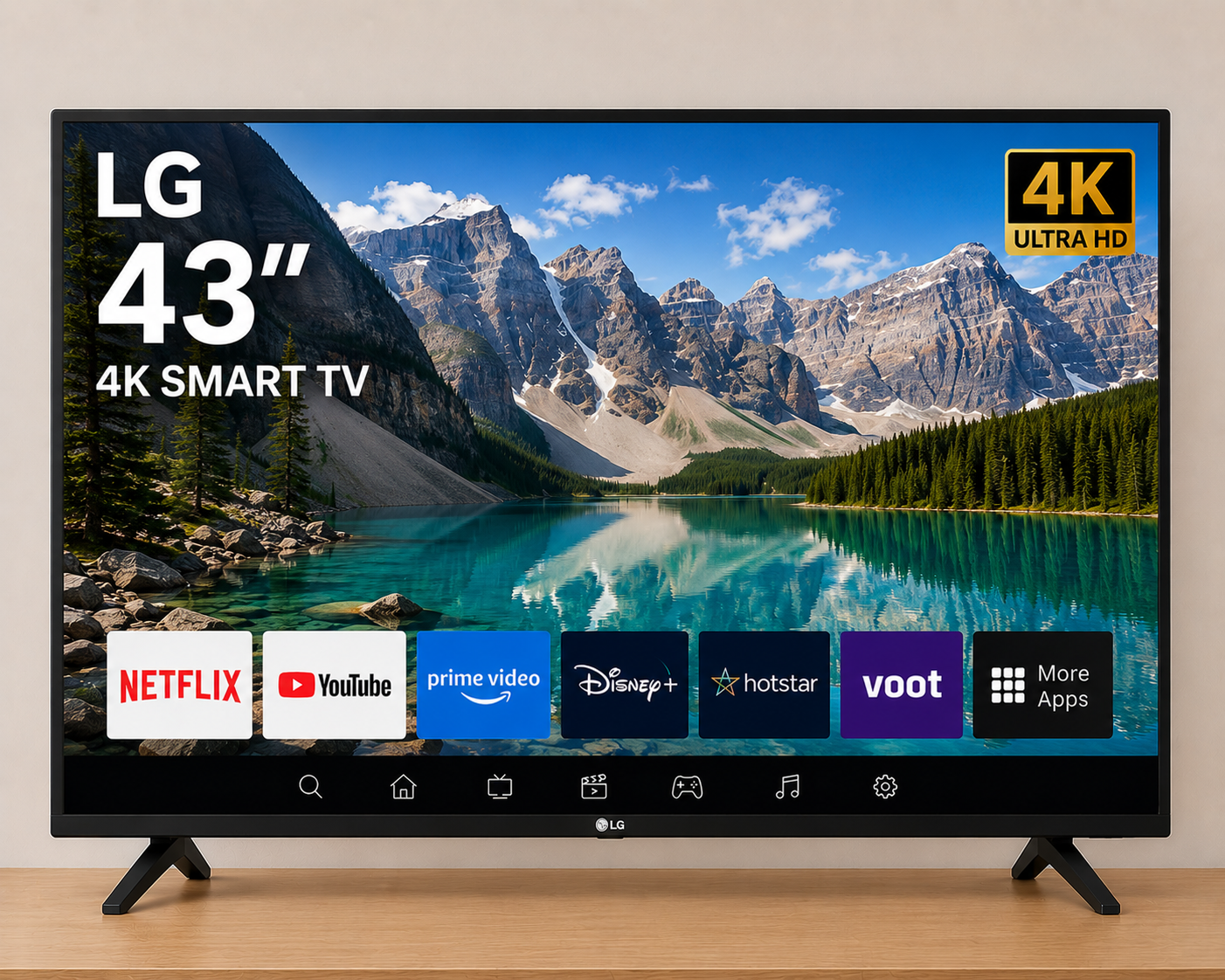 LG 43'' 4K SMART TV