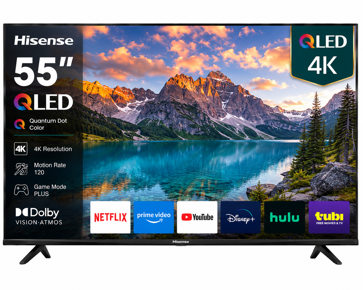 HISENSE 55'' QLED QD6 TV