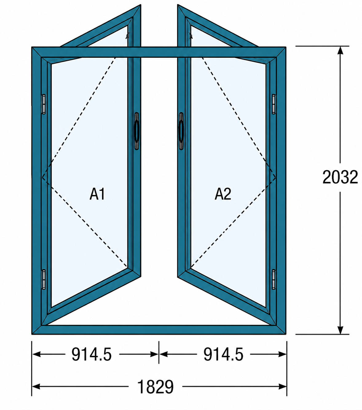 Double Casment door