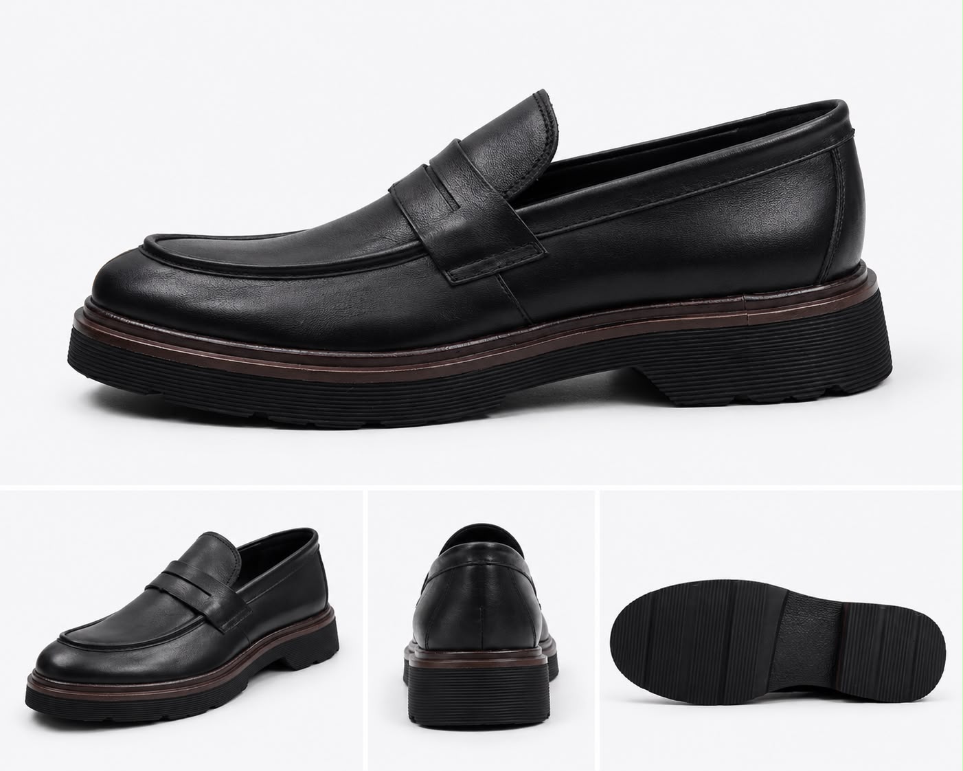 Black men's loafer