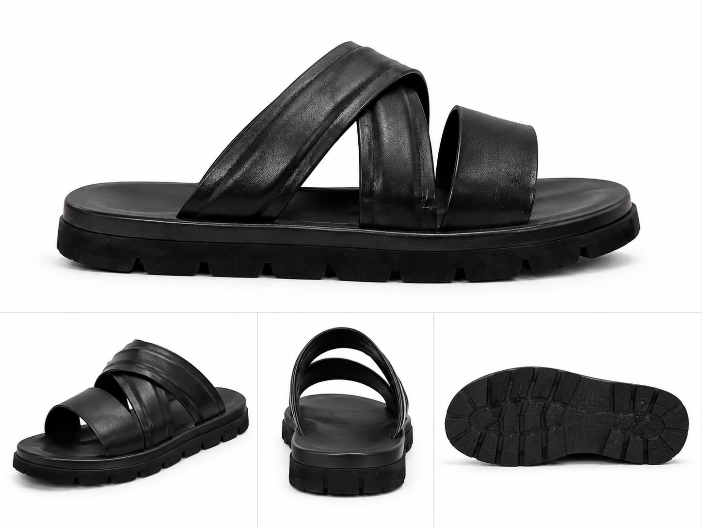 Cross-band sandal