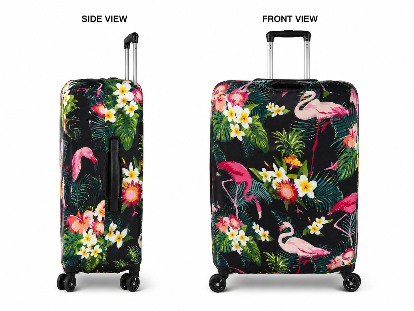 Flamingo luggage cover